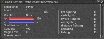 Signature for player Rook Sample